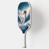 Aangepaste naam Mountain Skier Pickleball Paddle (Links)