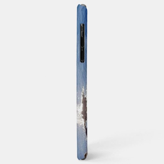 Aangepaste naam mousserende blauwe Oceaan Case-Mate iPhone Case (Achterkant/links)