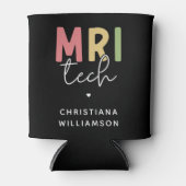 Aangepaste naam MRI Tech | MRI Technologist Gifts Blikjeskoeler (Voorkant)
