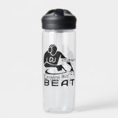 Aangepaste naam Music DJ Waterfles (Voorkant)