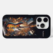 Aangepaste naam Muziekinstrumenten Case-Mate iPhone Case (Achterkant (horizontaal))