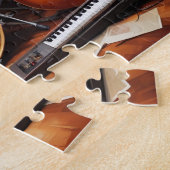 Aangepaste naam Muziekinstrumenten Legpuzzel (Zijkant)