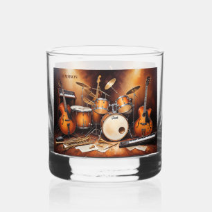 Aangepaste naam Muziekinstrumenten Whisky Glas