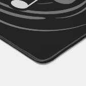 Aangepaste naam muzieknoten bureaumat (Hoek)