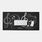 Aangepaste naam muzieknoten bureaumat (Keyboard & Muis)