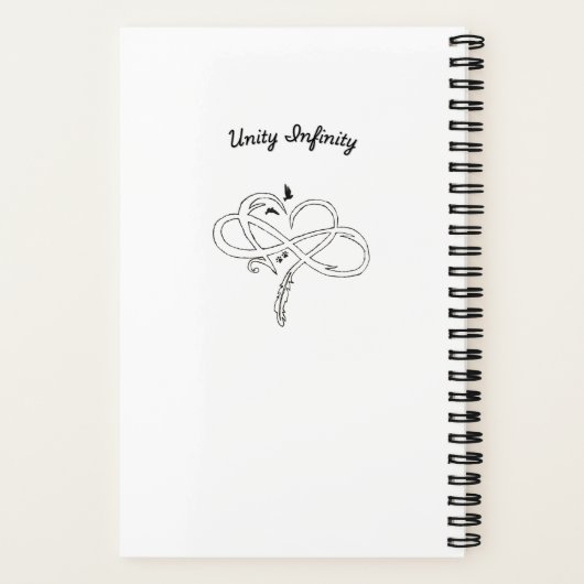 Aangepaste naam muzieknoten notitieboek (Achterkant)