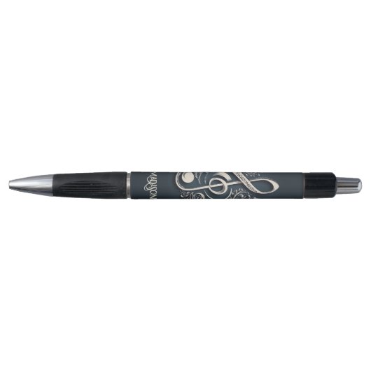 Aangepaste naam Muzikale Clef Note Pen (Voorkant)