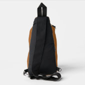 Aangepaste naam Muzikale Clef Note Sling Bag (Achterkant)