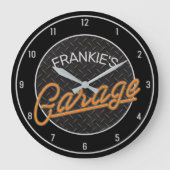 Aangepaste naam Nason Let op Bord Grote Klok (Voorkant)