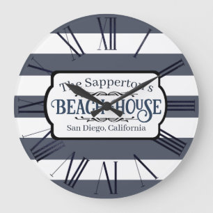 Aangepaste naam Nationale Stripes Grote Klok