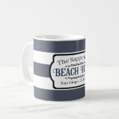 Aangepaste naam Nationale Stripes Koffiemok (Voorkant links)