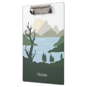 Aangepaste naam Natuur Illustratie Klembord (Links)