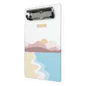 Aangepaste naam Natuur Illustratie Mini Klembord (Angled2)