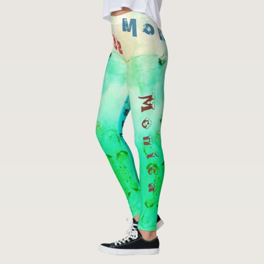Aangepaste naam Natuur Leggings (Links)