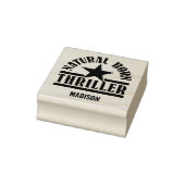 Aangepaste naam natuurlijke Born Thriller Rubberstempel (Stempel)