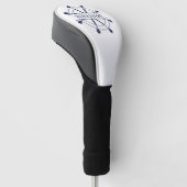 Aangepaste naam Nautical Golfheadcover (Schuin)