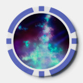 Aangepaste naam Neonlichten Poker Chips (Voorkant)