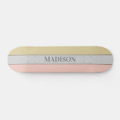 Aangepaste Naam Nep Glitter Bling Skateboard (Horizontaal)