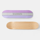 Aangepaste Naam Nep Glitter Bling Skateboard (Horizontaal)