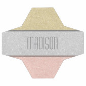 Aangepaste Naam Nep Glitter Bling Voetbal (Enkel)