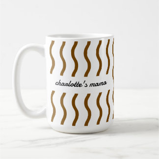 Aangepaste naam Nieuwe moeder Toekomstige moeder N Koffiemok