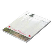 Aangepaste naam + Notitieblok bos- en bergscène (Gedraaid)