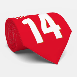 Aangepaste naam, nummer, kleuren. Sportventilatore Stropdas