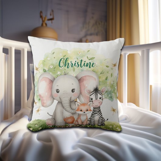 Aangepaste naam Oerwoud Animals Dragonfly Kussen