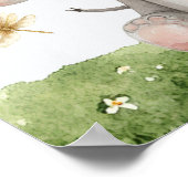 Aangepaste naam Oerwoud Animals Dragonfly Poster (Hoek)