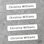 Aangepaste naam of bedrijfsnaam stof kleding labels