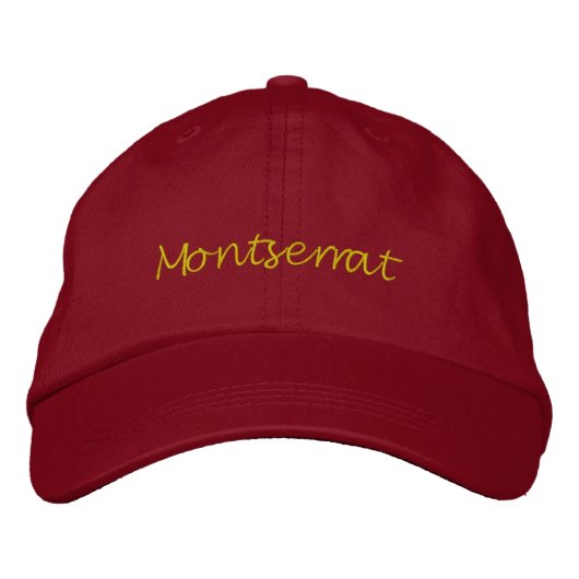 Aangepaste naam of tekst geborduurde pet (Voorkant)