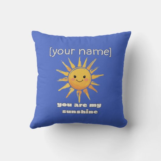 Aangepaste naam of tekst Sierkussen (Achterkant)