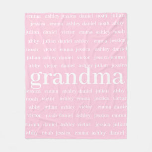 Aangepaste naam Oma Deken, Minky Baby Deken