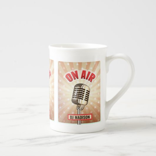 Aangepaste naam "On Air" Microfoon mok (Rechts)