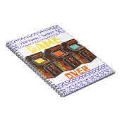 Aangepaste naam/Onderwerp game over Retro Gamer Sc Notitieboek (Rechterzijde)
