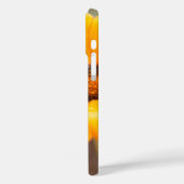 Aangepaste naam Oranje Daisy Close-up foto Case-Mate iPhone Case (Achterkant / Links)