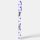 Aangepaste naam Paars Star-patroon Case-Mate iPhone Case (Achterkant / Rechts)