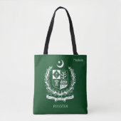 Aangepaste naam Pakistan Draagtas (Voorkant)
