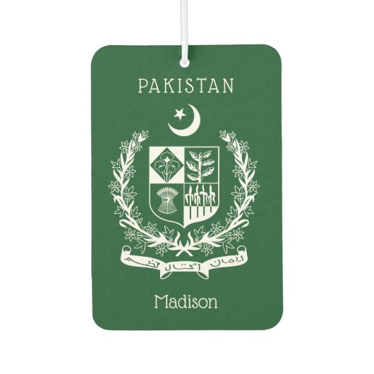 Aangepaste naam Pakistan Luchtverfrisser (Voorkant)