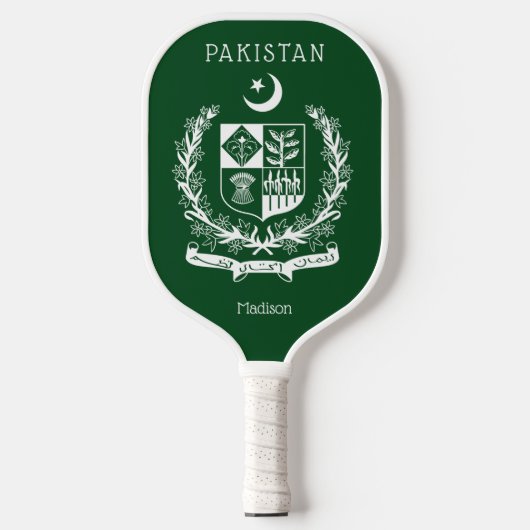 Aangepaste naam Pakistan Pickleball Paddle (Voorkant)