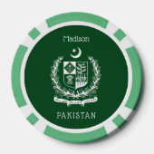 Aangepaste naam Pakistan Poker Chips (Achterkant)