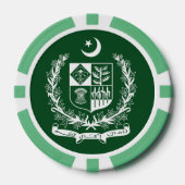 Aangepaste naam Pakistan Poker Chips (Voorkant)