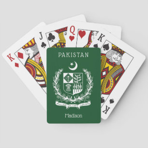 Aangepaste naam Pakistan Pokerkaarten