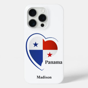Aangepaste naam Panama Love iPhone 15 Pro Case