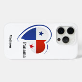 Aangepaste naam Panama Love Case-Mate iPhone Case (Achterkant (horizontaal))