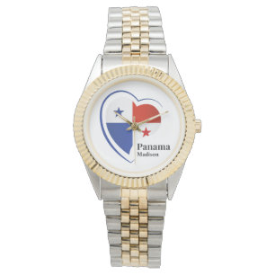 Aangepaste naam Panama Love Horloge