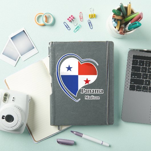 Aangepaste naam Panama Love Sticker (iPad Cover)