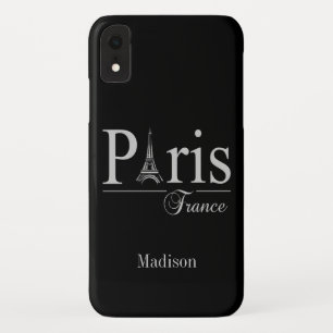 Aangepaste naam Parijs Frankrijk telefoongesprekke iPhone XR Hoesje