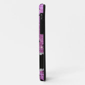 Aangepaste naam pastel paarse glitter cheerlead Case-Mate iPhone case (Achterkant/links)