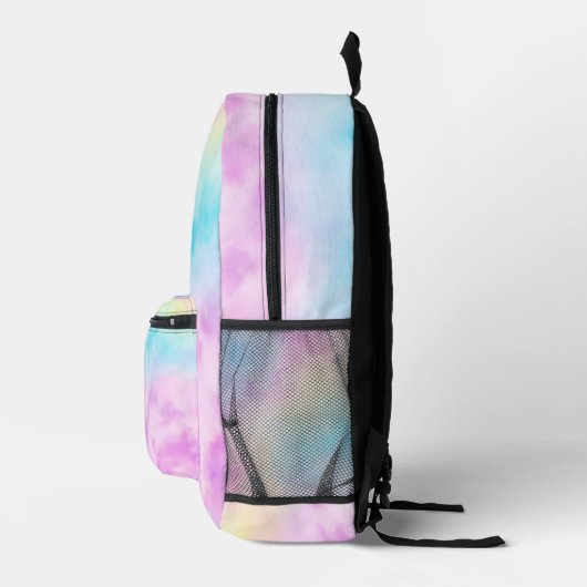 aangepaste naam pastel Tie dye rugzak (Rechts)